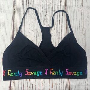 Savage x Fenty Forever Savage Bralette With Rainbow Logo